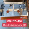 Chậu 2 hộc inox 304